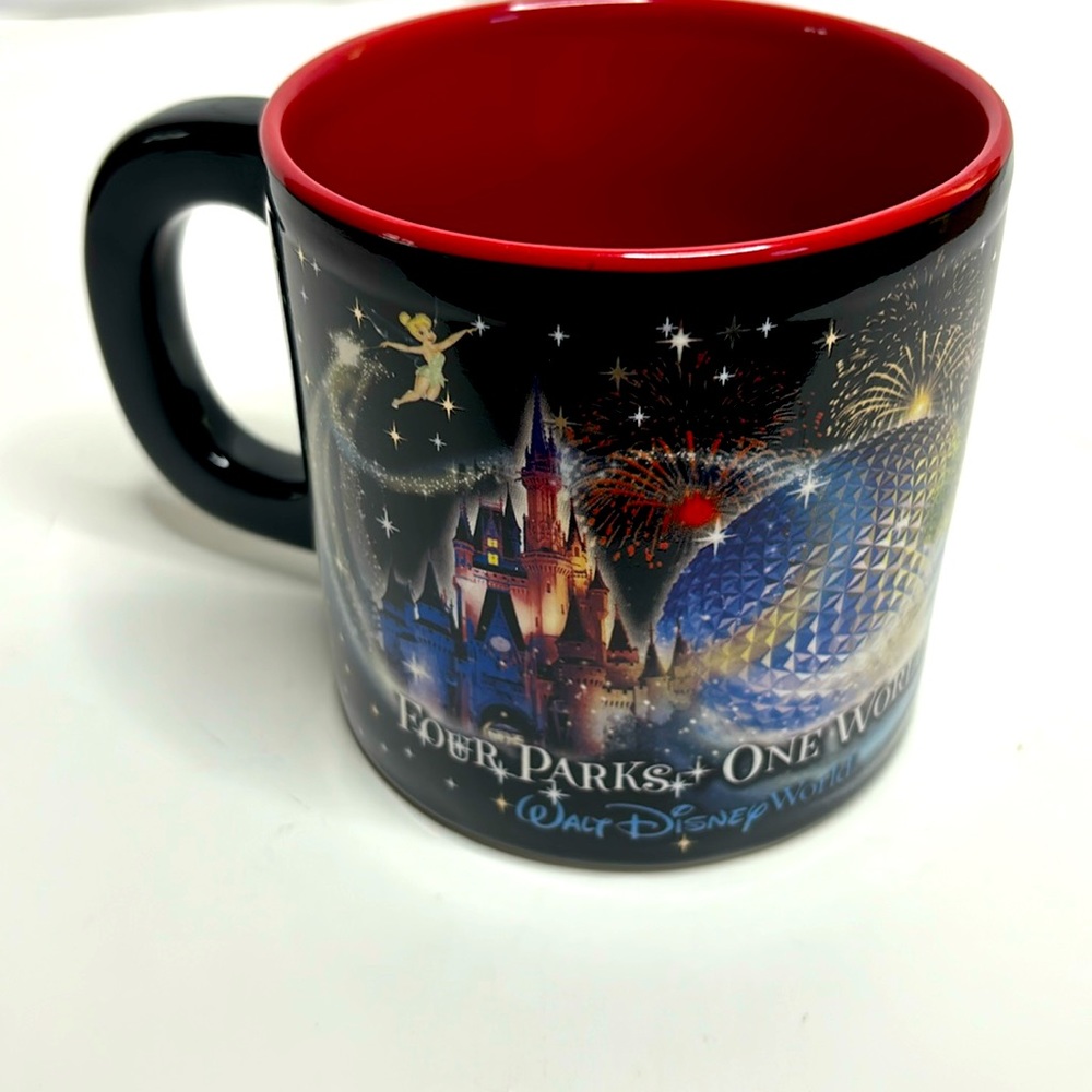 Disney | Mug Four Parks One World Walt Disney Classic Heavy Cup Collectable